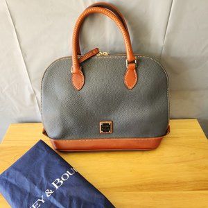 Dooney & Bourke Pebble Grain Zip Satchel